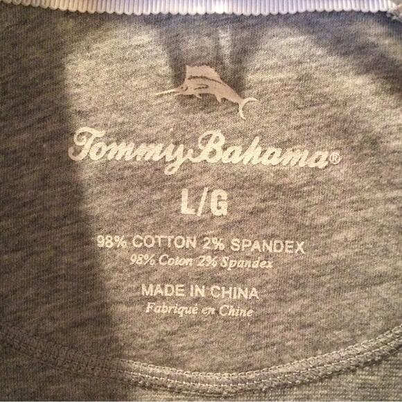 Tommy Bahama Aruba light gray Full Zip L - Picture 2 of 5
